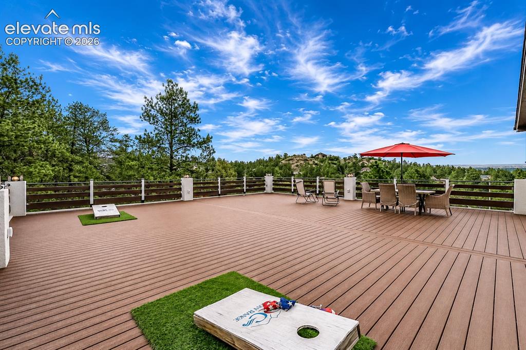 Image 45 of 49: Lots of room for entertaining, outdoor dining, and fun.