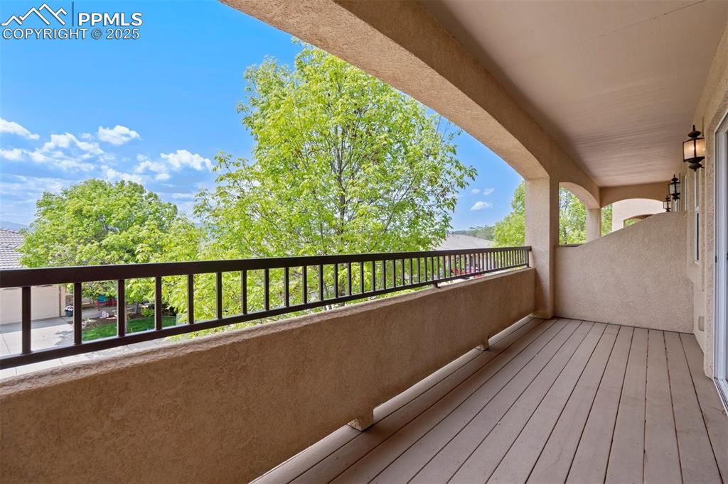 Image 11 of 29: Beautiful deck off living room