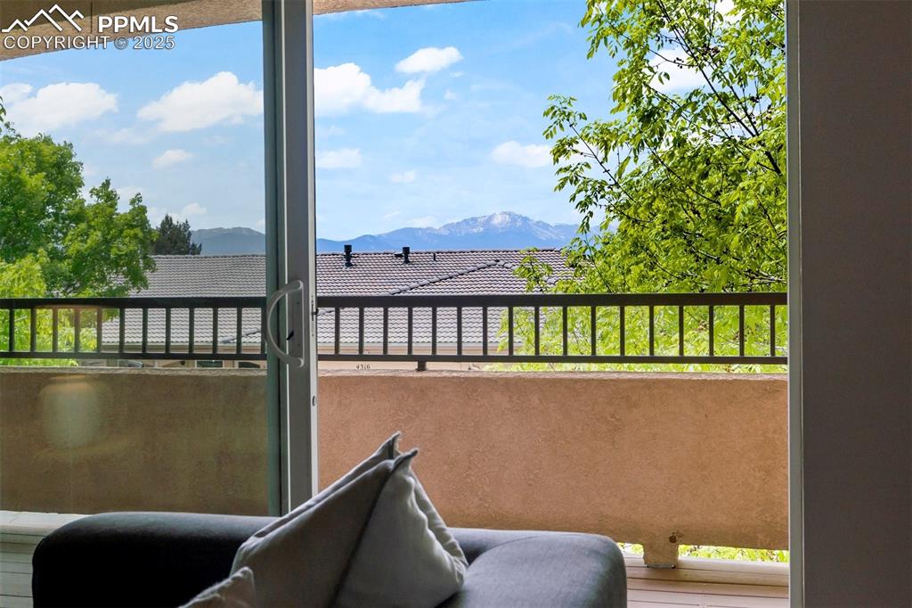 Image 2 of 29: Amazing Pikes Peak view from main level