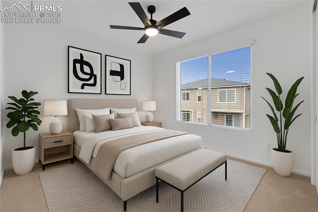 Image 10 of 21: Primary Bedroom virtually staged