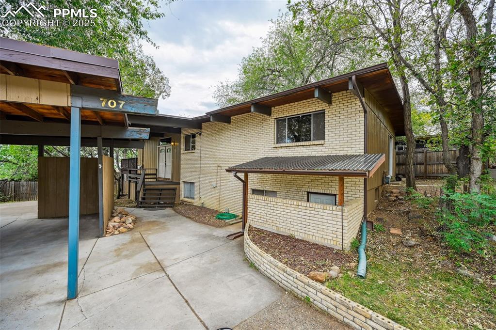 Caption: Front of property