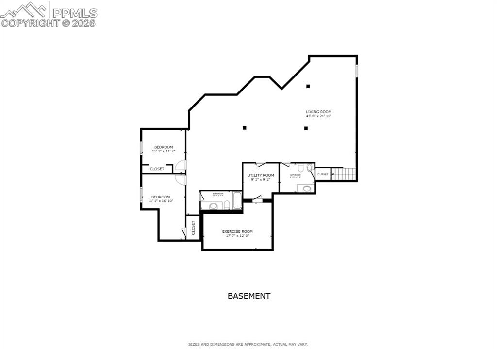 Image 35 of 35: Floor plan - basement