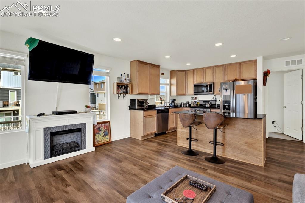 Image 4 of 10: Dining and Kitchen Area