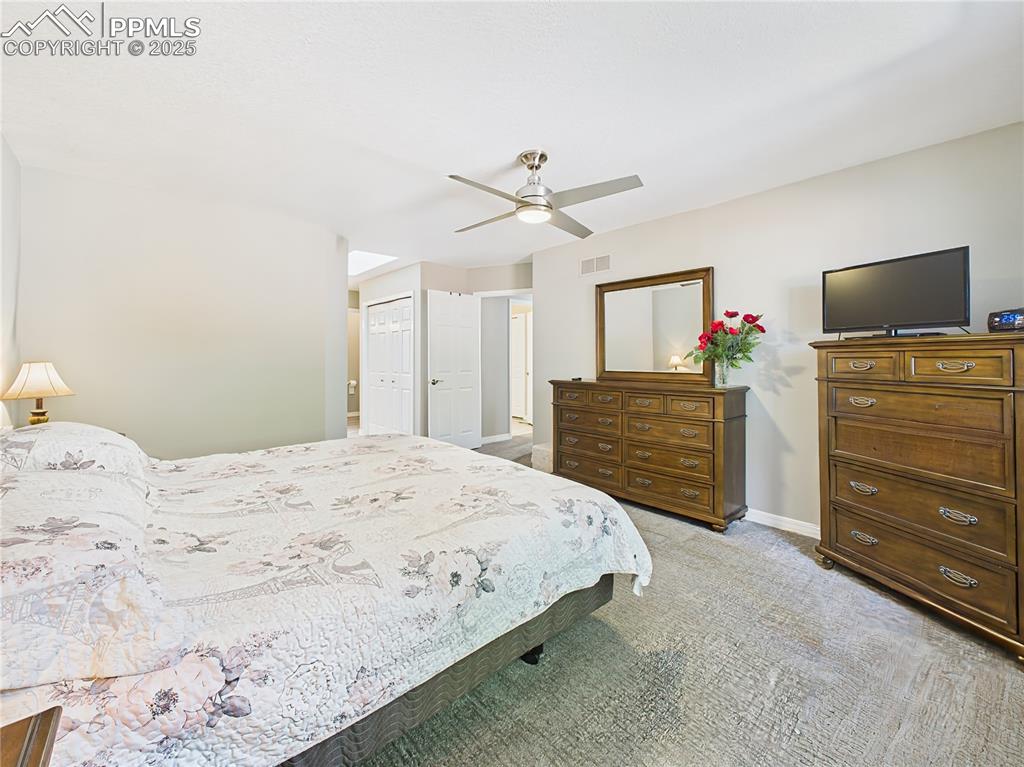 Image 26 of 49: Primary Bedroom – Alternate angle reveals ample space for furniture, access