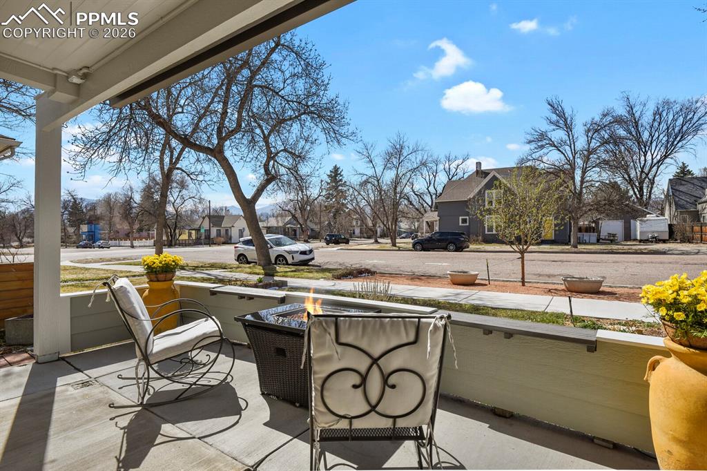 Image 3 of 50: Charming front porch that was just extended.