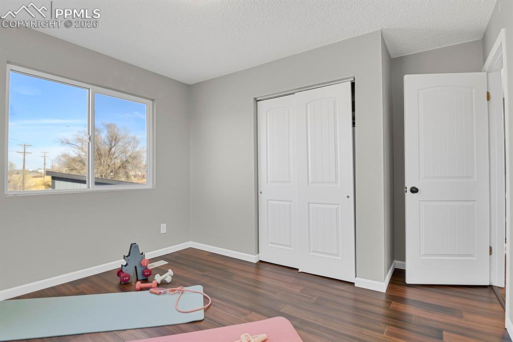 Image 17 of 47: Backyard view from bedroom #2