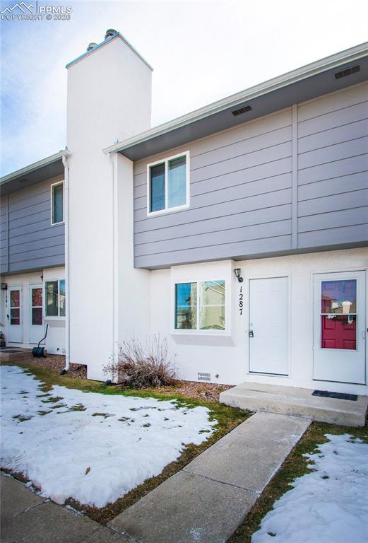 Caption: Front of Structure