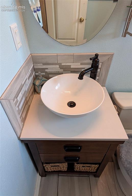 Image 12 of 20: updated sink and cabinet