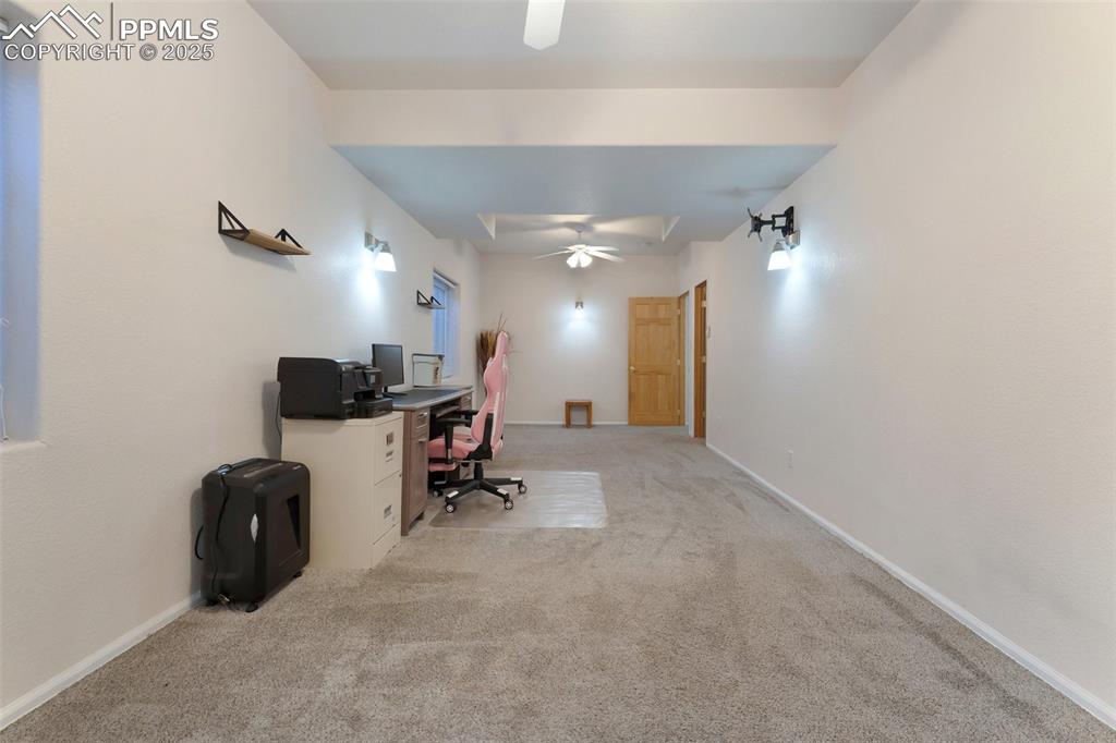 Image 30 of 44: Oversized Basement Bedroom with Walk-In Closet