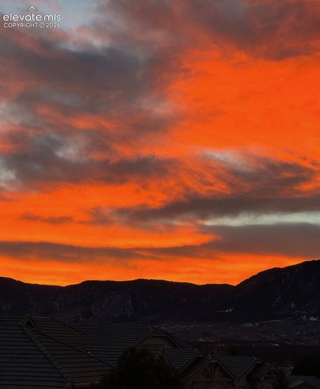 Image 43 of 49: Sunset view from home