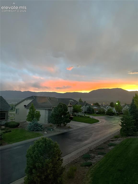 Image 45 of 49: Street with sunset view!