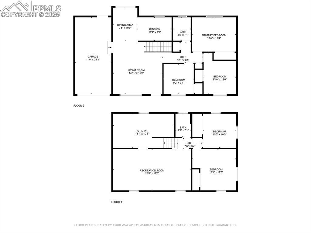 Image 37 of 37: View of floor plan / room layout