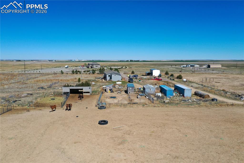 Image 10 of 31: Aerial view of sparsely populated area