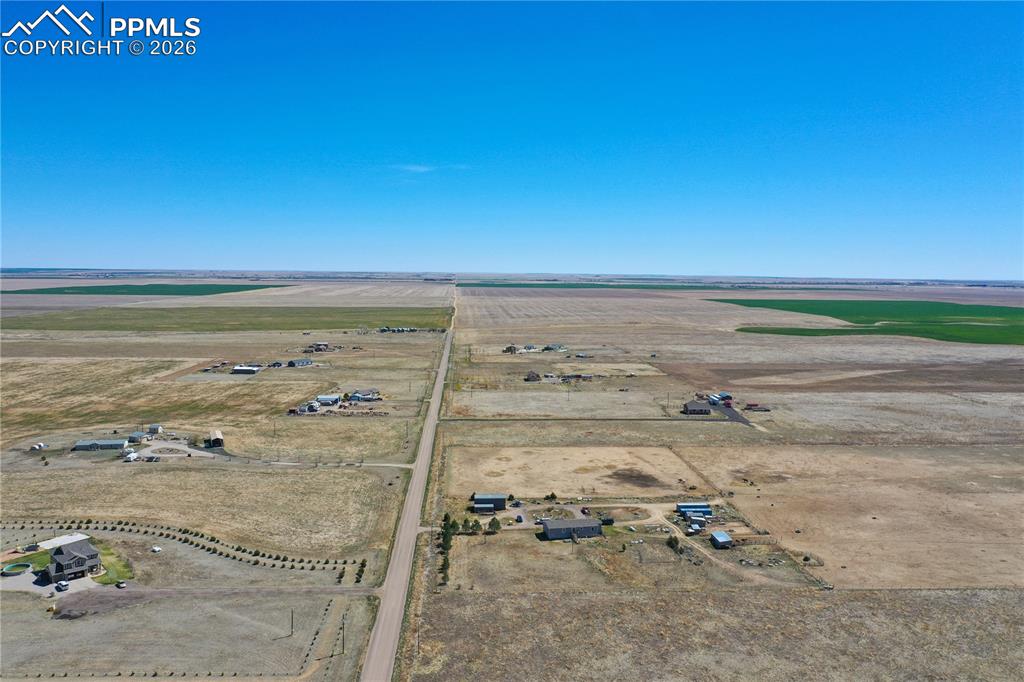 Image 8 of 31: Aerial view of sparsely populated area