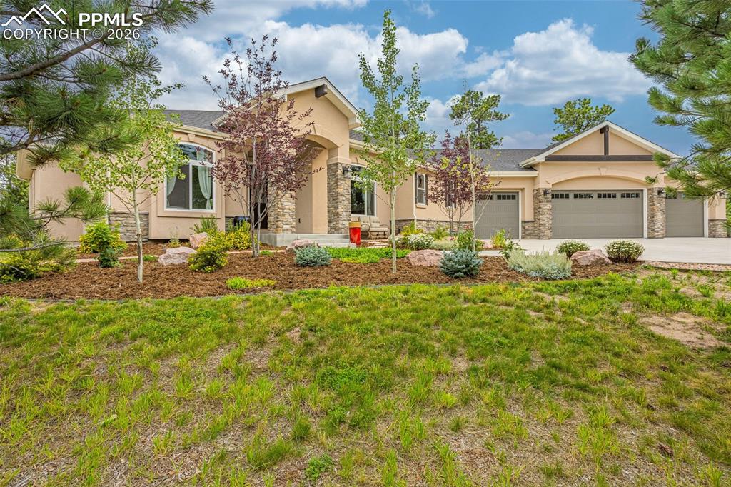 Caption: Front of Structure