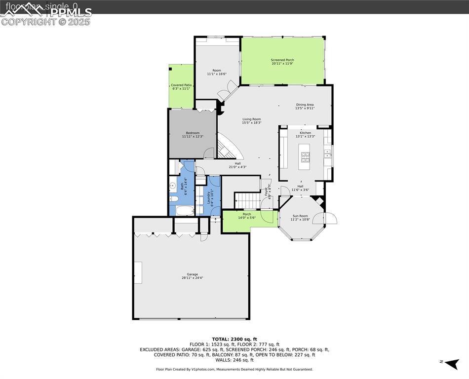 Image 28 of 30: View of floor plan / room layout