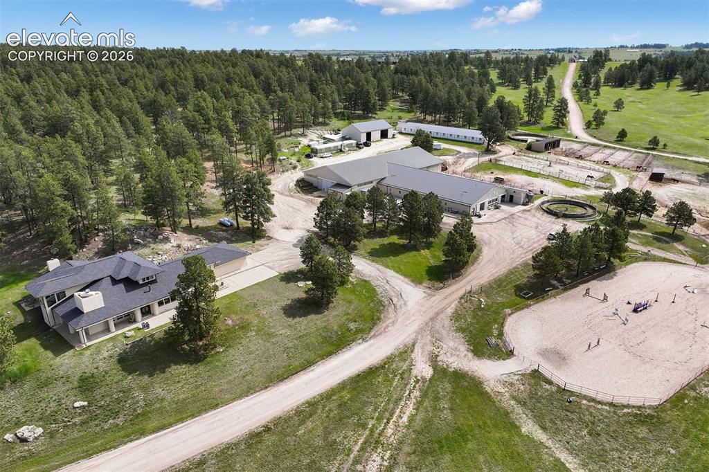Image 2 of 36: Originally designed for equestrian use, the facilities can function like a 