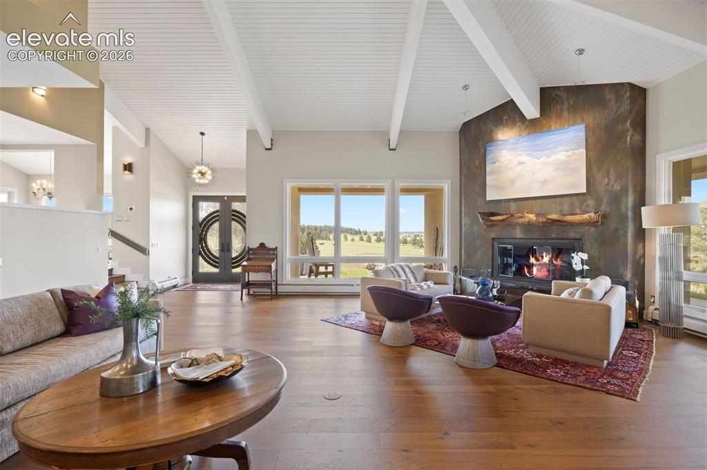 Image 4 of 36: The beautifully remodeled home blends mid-century character with modern eas