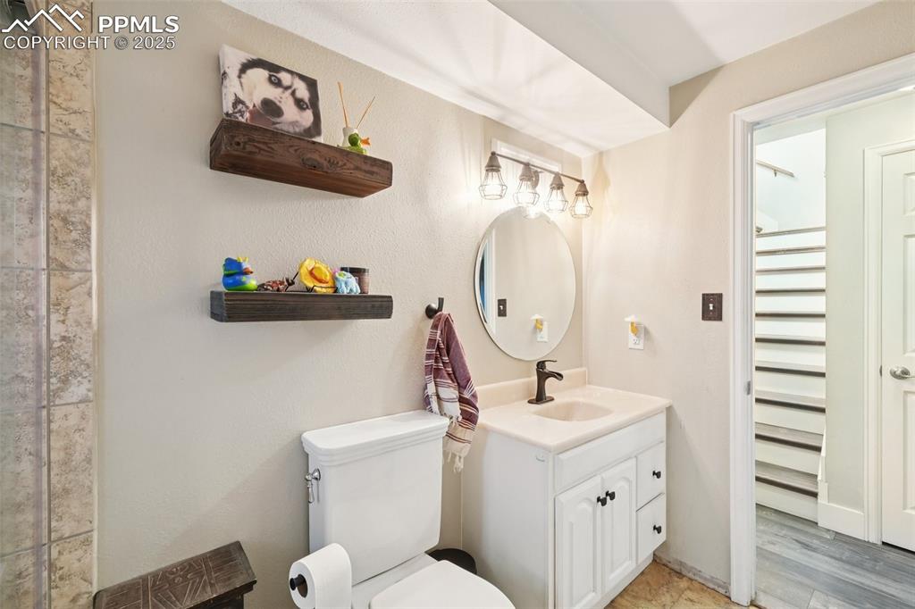 Image 25 of 38: 3/4 bathroom located on the lower level