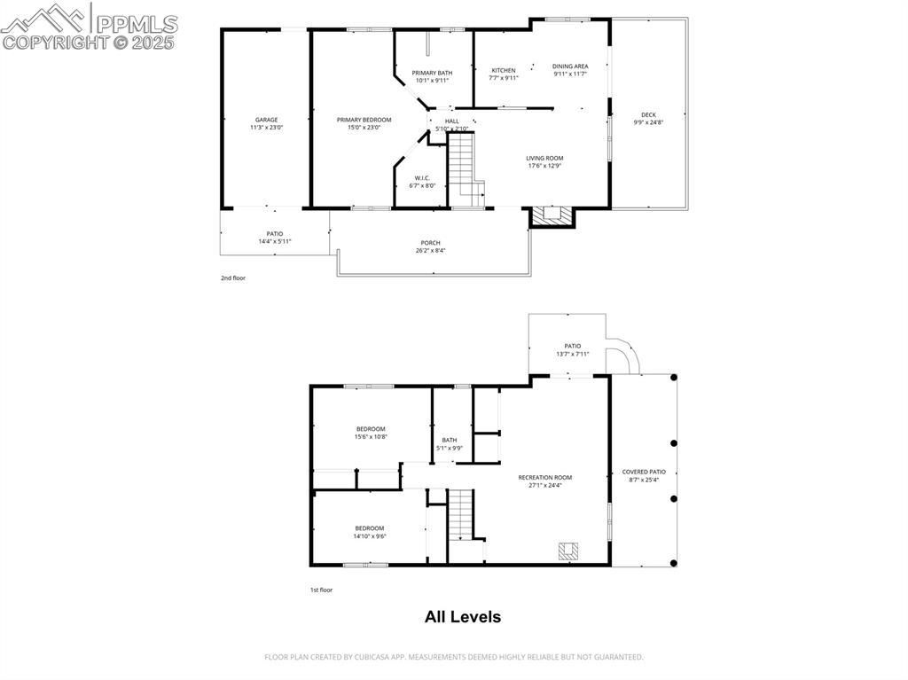 Image 38 of 38: All level floor plan