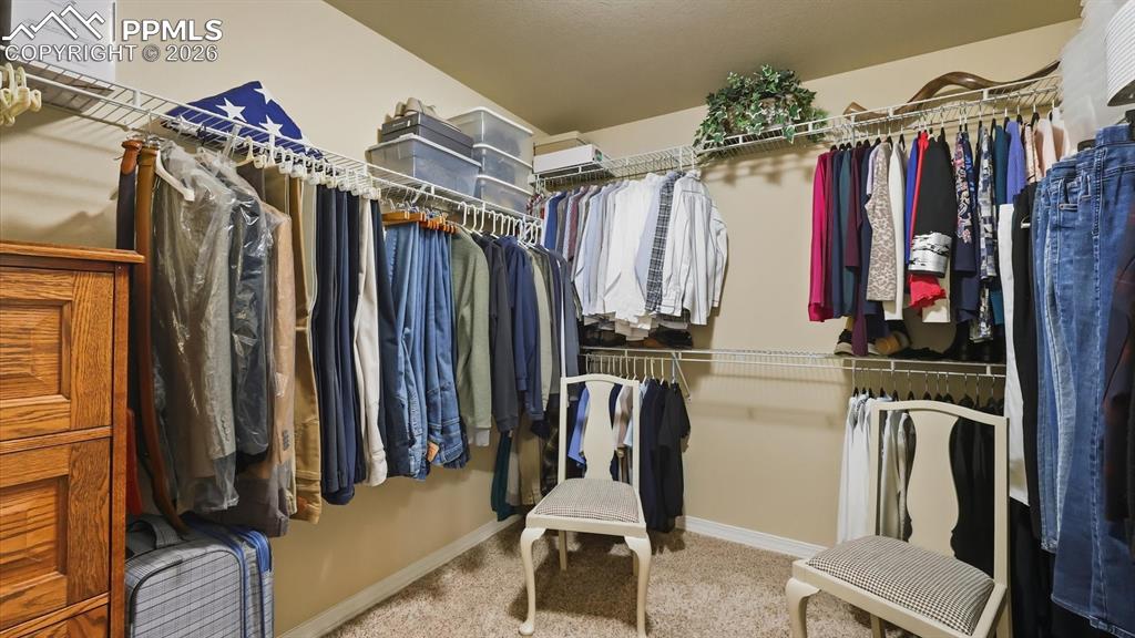 Image 27 of 50: Large walk in closet in the Primary Bedroom. 