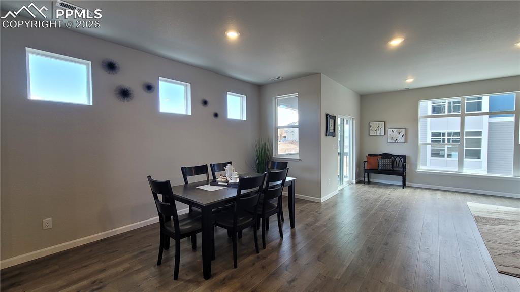 Image 11 of 28: Dining Area with LVP Flooring!