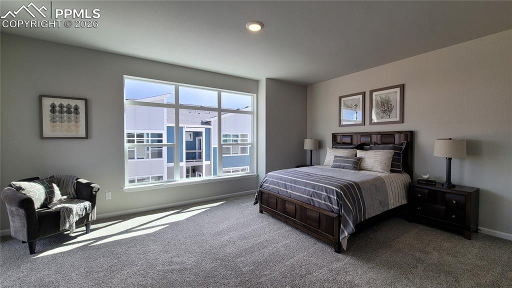 Image 18 of 28: Primary Suite is accompanied with a plush bathroom, walk-in closet, and pri
