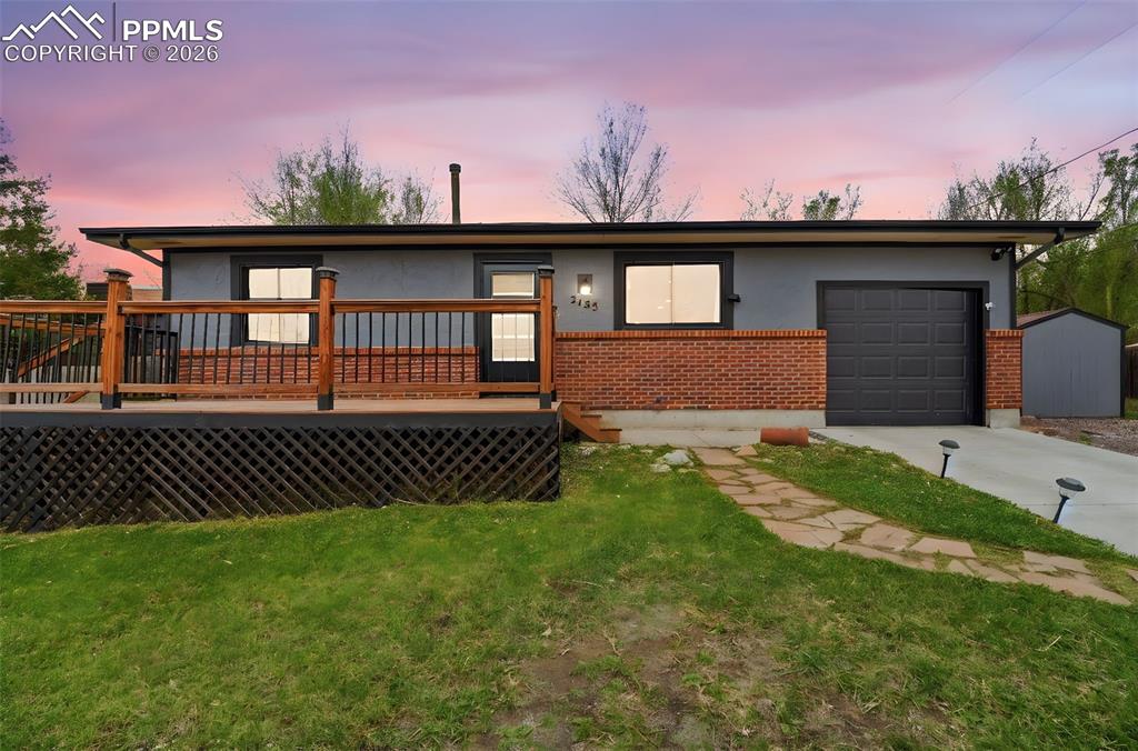 Image 1 of 24: Twilight shot of home.