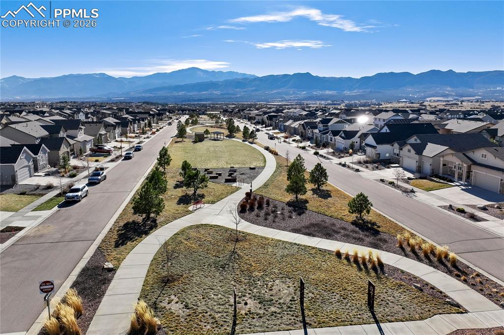 Image 2 of 42: property adjoins open space