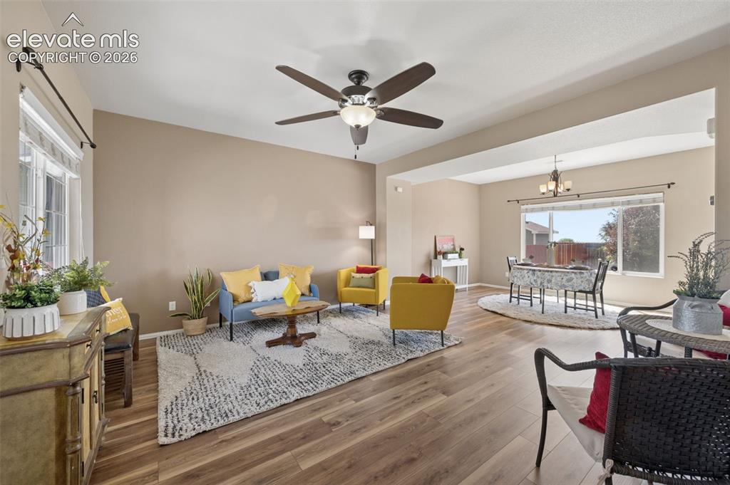 Image 5 of 33: Front Living Room - Living Space 1
