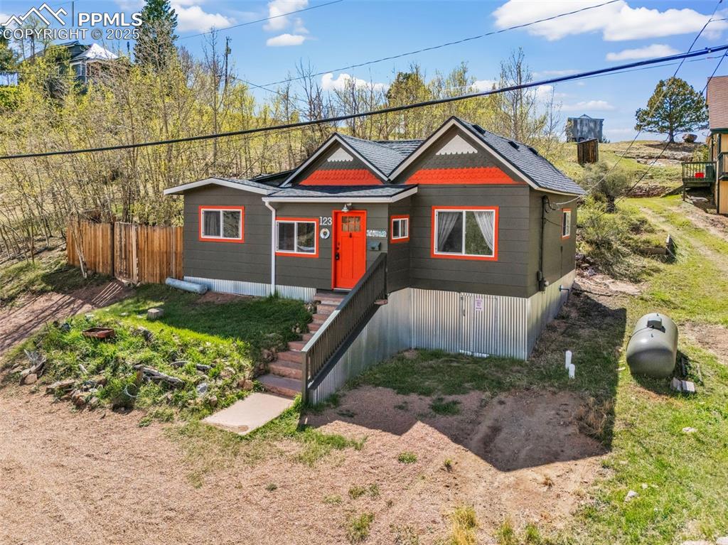 Image 3 of 50: Ariel View of front of property