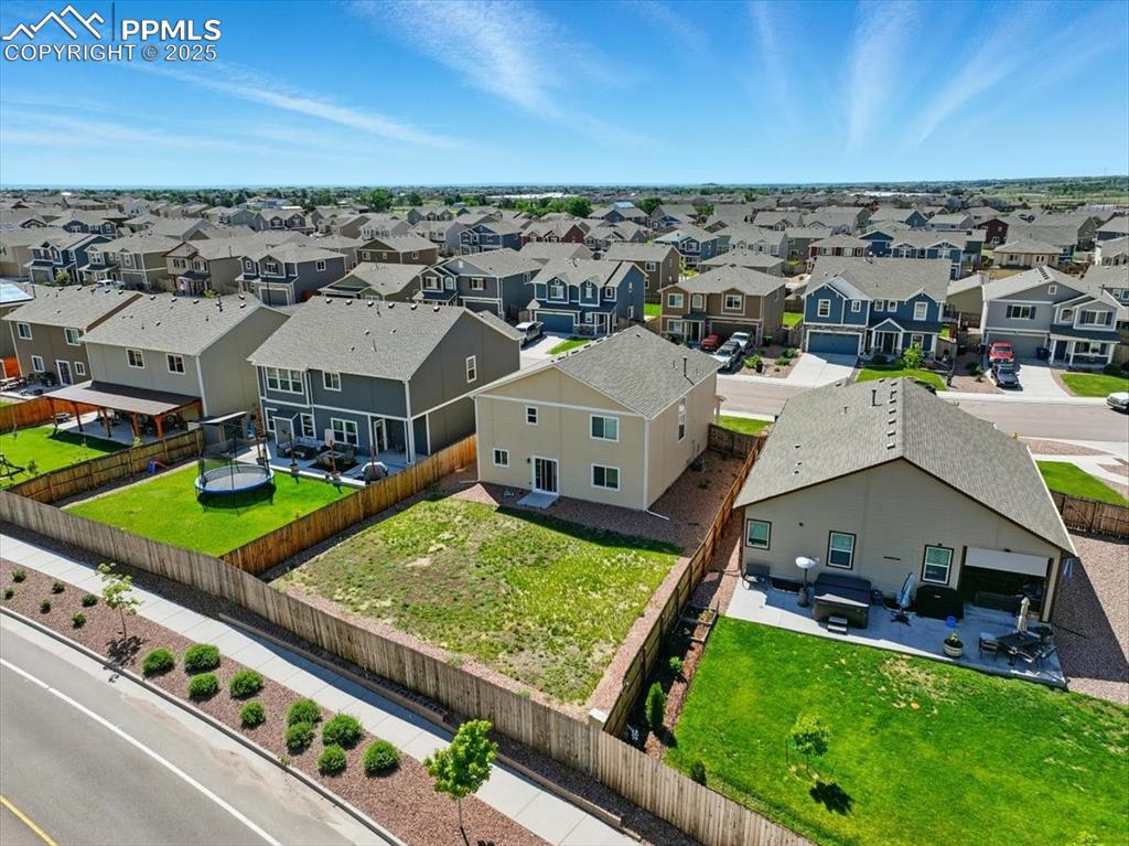 Image 41 of 45: Aerial view of residential area
