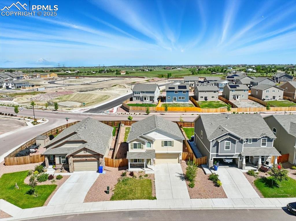 Image 43 of 45: Aerial view of residential area