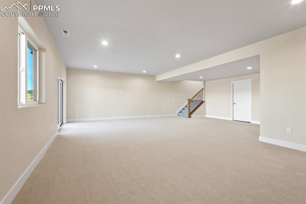 Image 21 of 35: Basement rec room