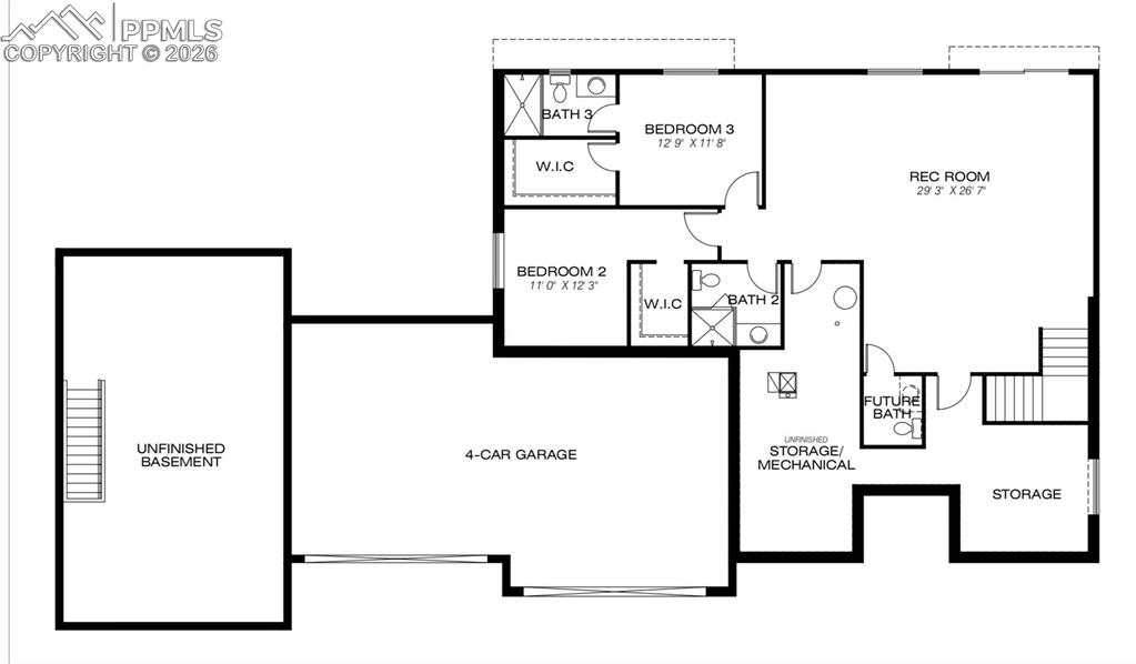 Image 35 of 35: Basement with attached secondary living quarters.