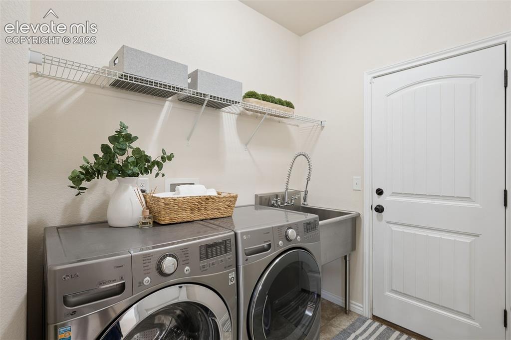 Image 22 of 39: Main Level Laundry off garage!