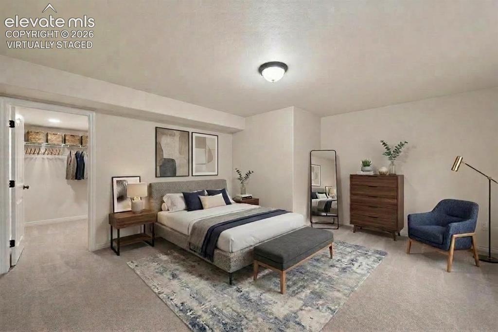 Image 31 of 39: Virtually Staged- Basement Bedroom 4