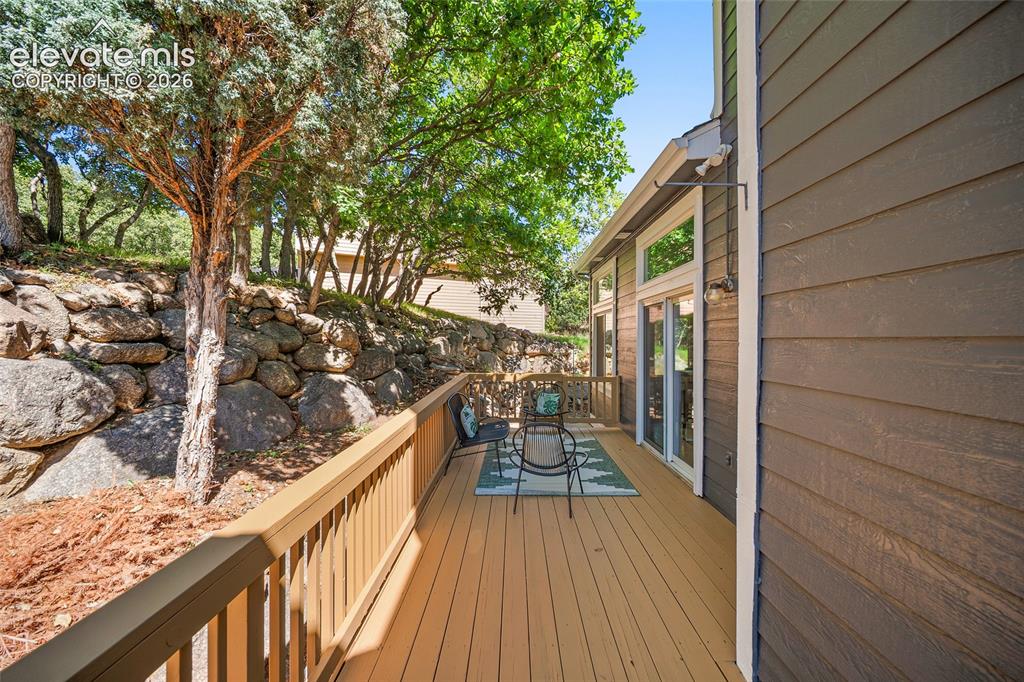 Image 37 of 43: Newly stained Deck