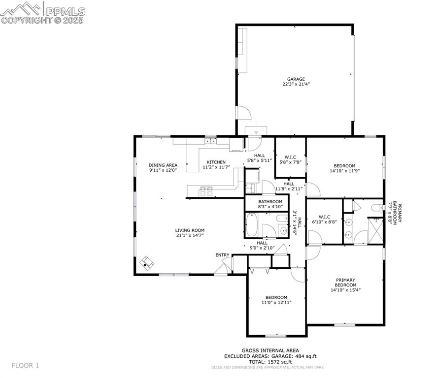 Image 39 of 48: This unique floorplan captures one level living at it