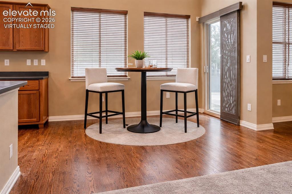 Image 50 of 50: virtually staged breakfast nook