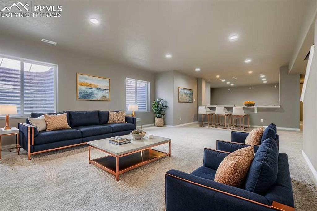 Image 32 of 35: Basement Family Room