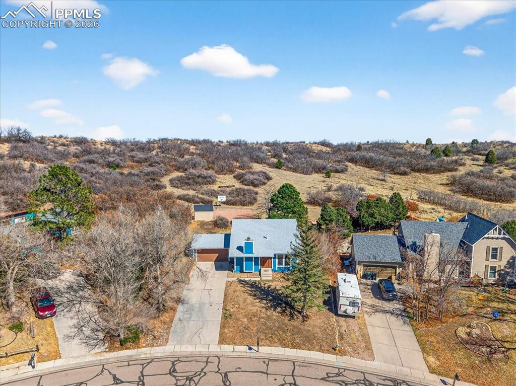 Image 40 of 49: Aerial view of sparsely populated area