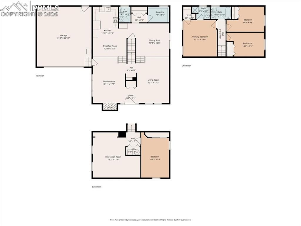 Image 46 of 49: View of home floor plan