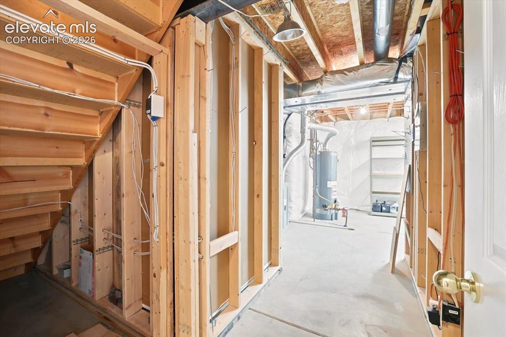 Image 35 of 50: Unfinished basement area