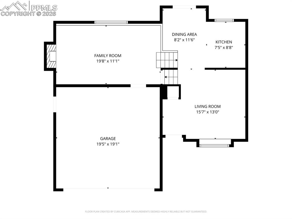 Image 34 of 35: Main Level Floor Plan