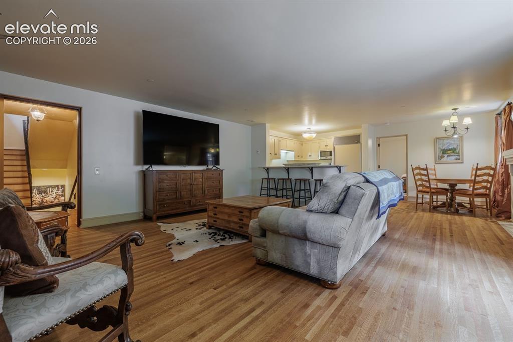 Image 45 of 49: guest bedroom suite, family room and another guest bedroom suite off of li