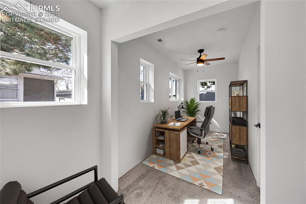 Image 12 of 27: Virtually staged as office