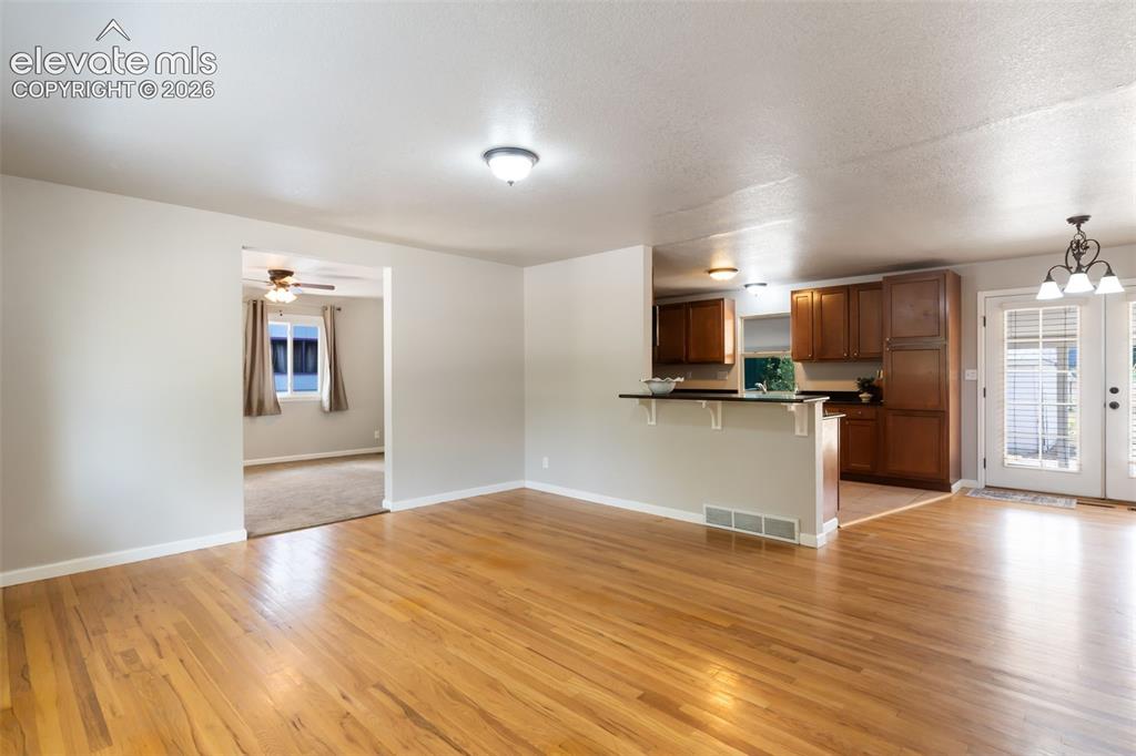 Image 19 of 21: These hardwood floors glisten! These are "real" hardwood floors, not LVP