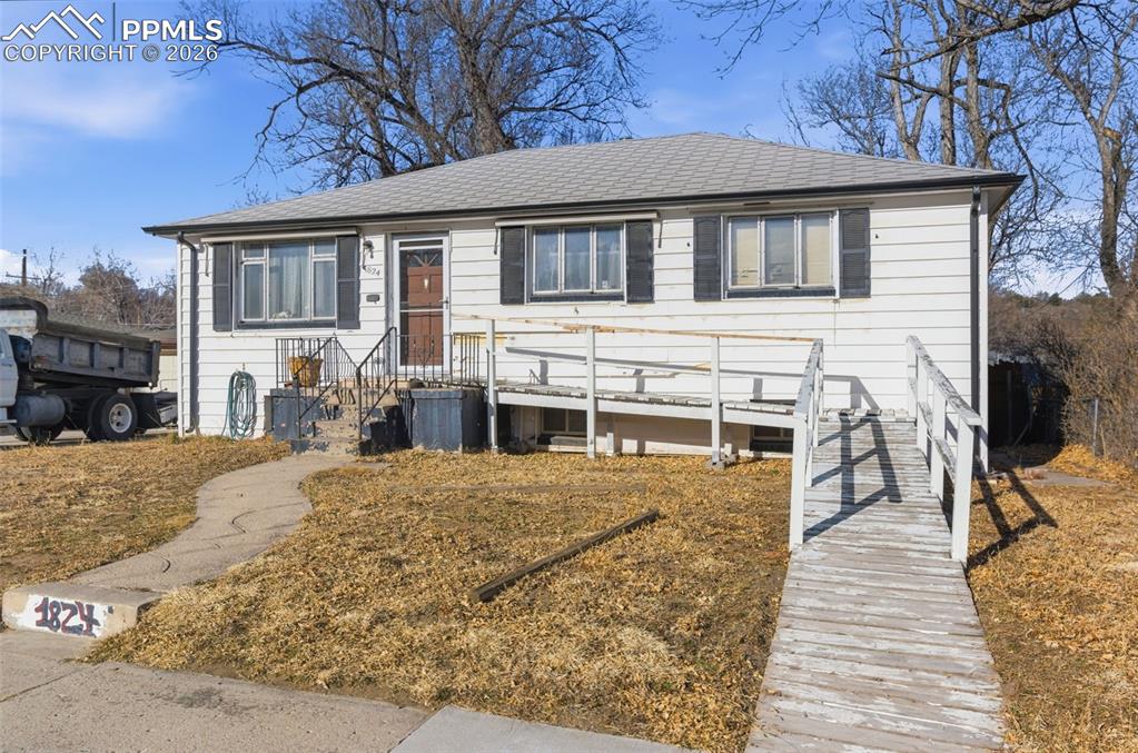 Image 1 of 35: View of front of house featuring roof with shingles