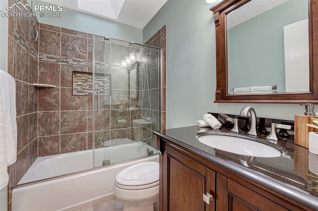 Image 10 of 49: Updated basement bathroom